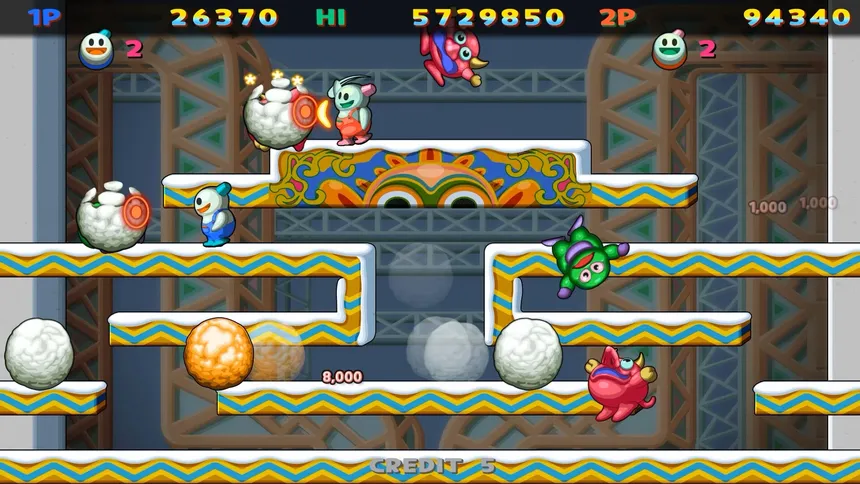 Скриншот 1 к игре SNOW BROS. SPECIAL: ANNIVERSARY EDITION
