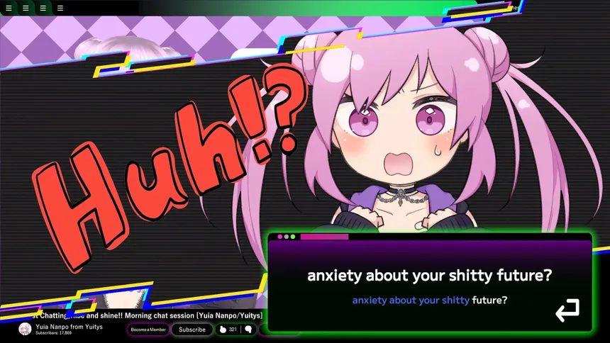 Скриншот 5 к игре Vtuberにクソコメを送るタイピングゲーム