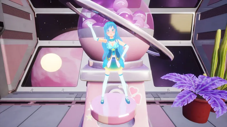 Скриншот 1 к игре Super Waifu Ball