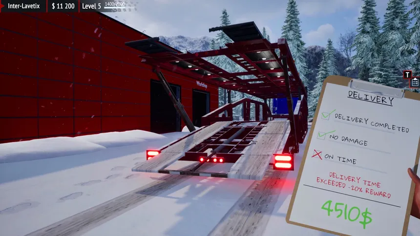 Скриншот 3 к игре Car Carrier Simulator
