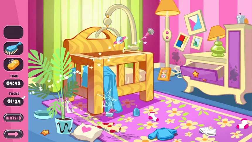 Скриншот 1 к игре Home Cleaning: Cozy Baby Cleanup