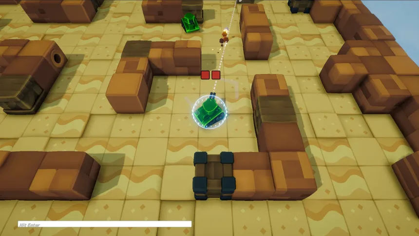 Скриншот 4 к игре Crazy Tanks