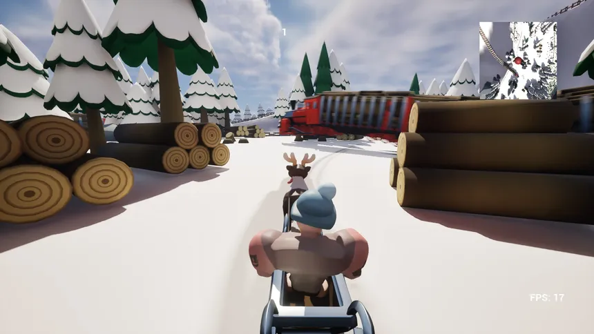 Скриншот 3 к игре Reindeer Racing