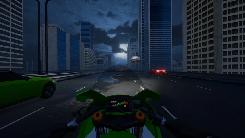 Скриншот 2 к игре Motorcycle Night Ride