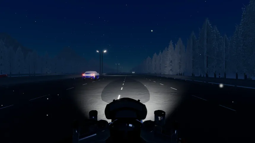 Скриншот 6 к игре Motorcycle Night Ride