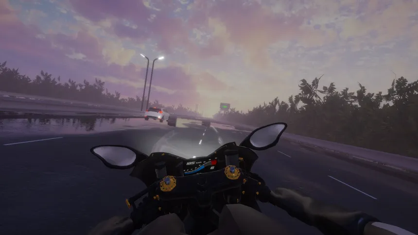Скриншот 7 к игре Motorcycle Night Ride