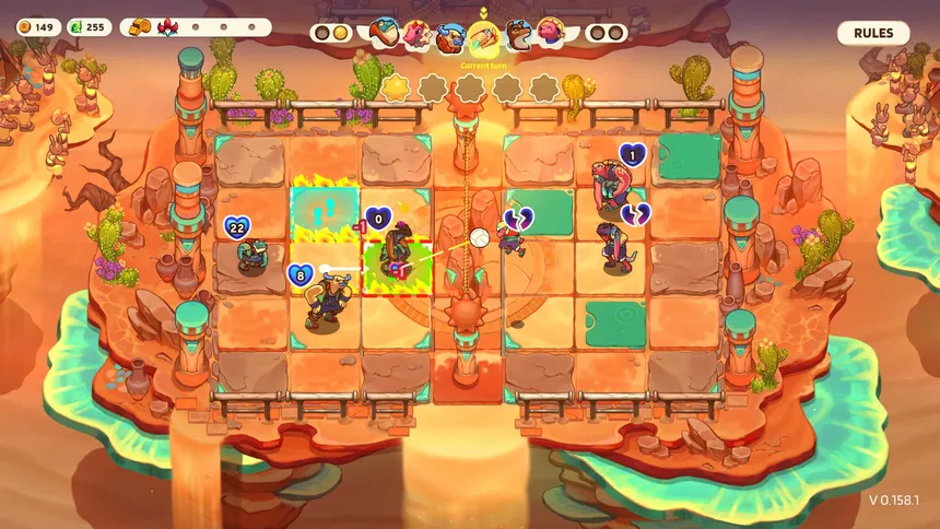 Скриншот 1 к игре Smash it Wild: Tactical Volleyball Roguelike