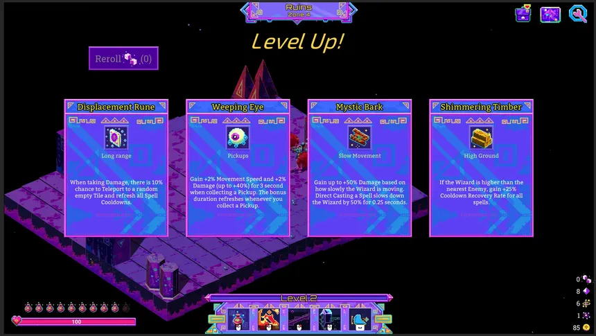 Скриншот 4 к игре Neon Spellstorm