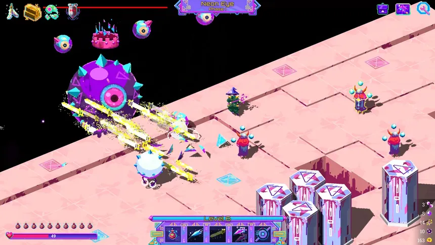 Скриншот 6 к игре Neon Spellstorm