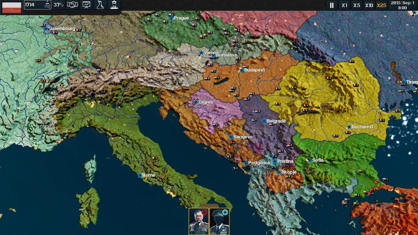 Скриншот 2 к игре Flames in Modern Europe