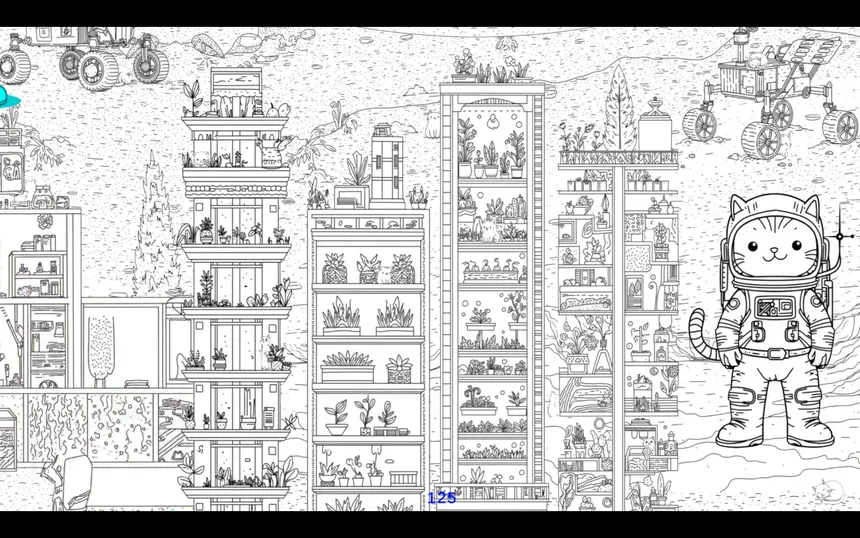 Скриншот 1 к игре Hidden Cats of Mars