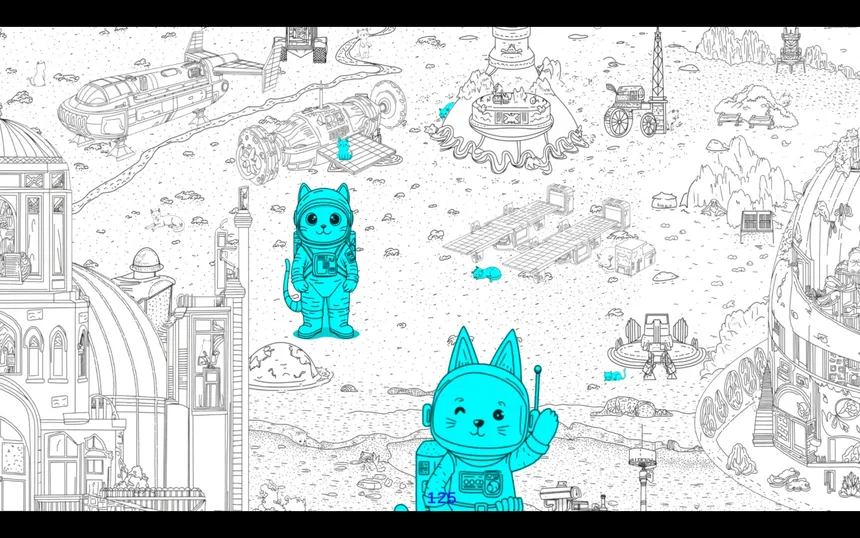 Скриншот 2 к игре Hidden Cats of Mars