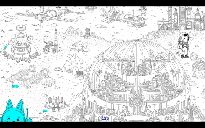 Скриншот 4 к игре Hidden Cats of Mars
