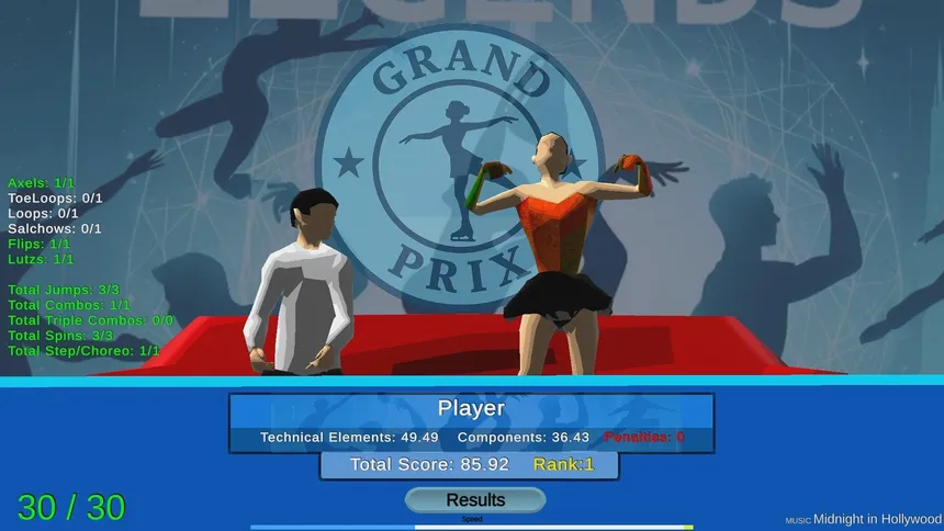 Скриншот 3 к игре Figure Skating Legends