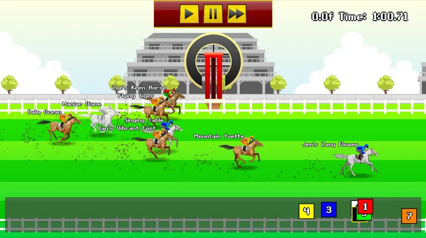 Скриншот 2 к игре Tap Derby: Horse Racing