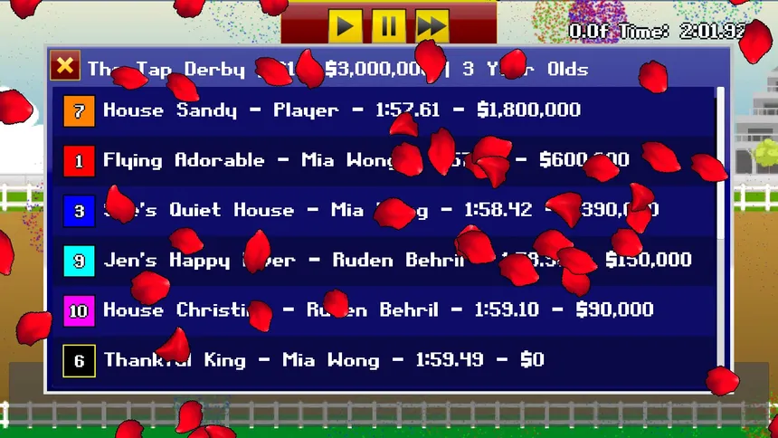 Скриншот 4 к игре Tap Derby: Horse Racing