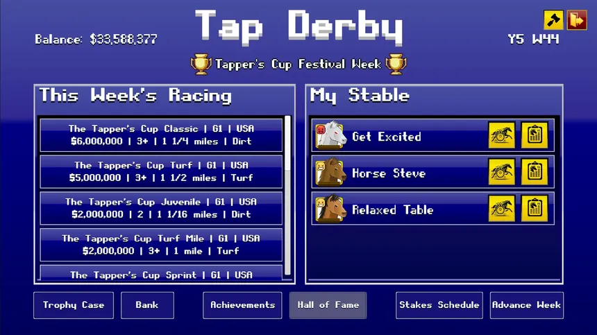Скриншот 6 к игре Tap Derby: Horse Racing
