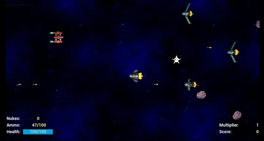 Скриншот 1 к игре Cake Space Shooter