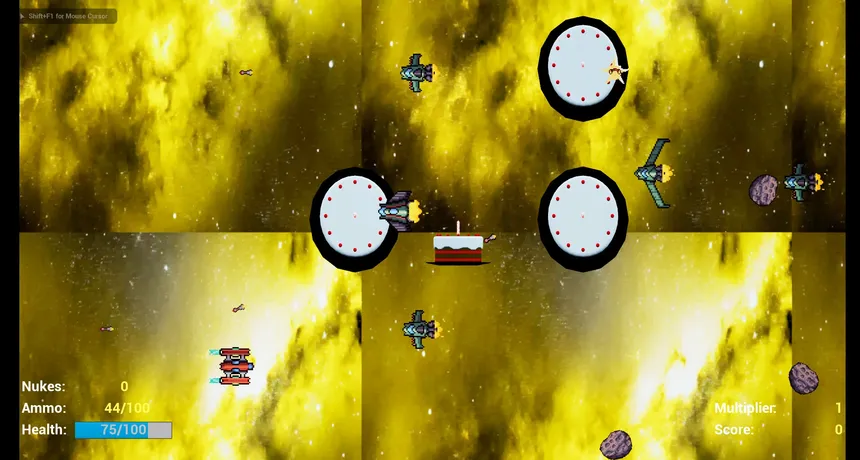 Скриншот 3 к игре Cake Space Shooter