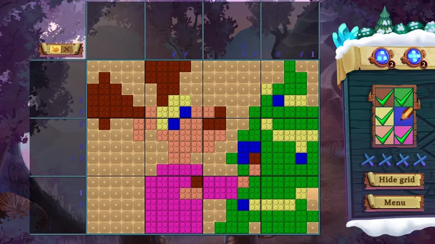 Скриншот 2 к игре Adventure Mosaics. Winter Holidays