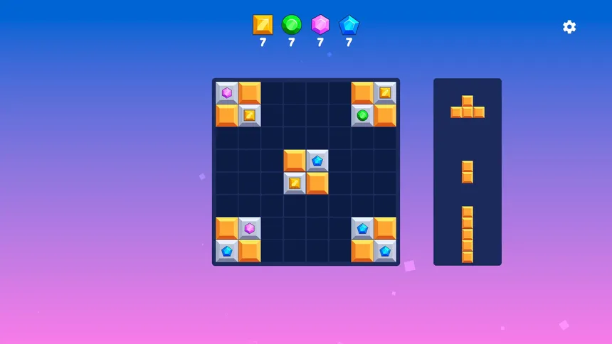 Скриншот 1 к игре Block Puzzle