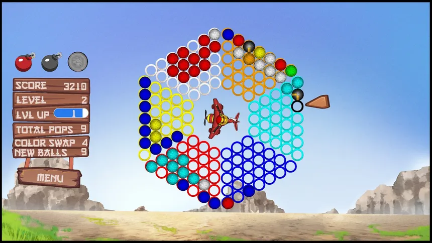 Скриншот 1 к игре Orbital Cascade