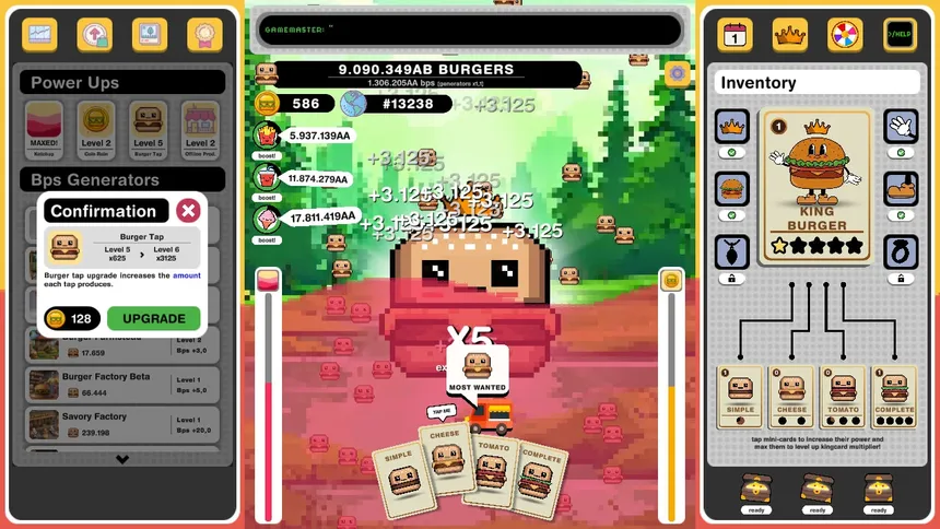 Скриншот 1 к игре Super Burger Clicker