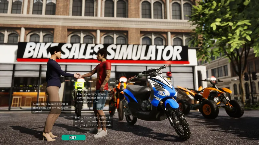 Скриншот 2 к игре Motorcycle Sales Simulator