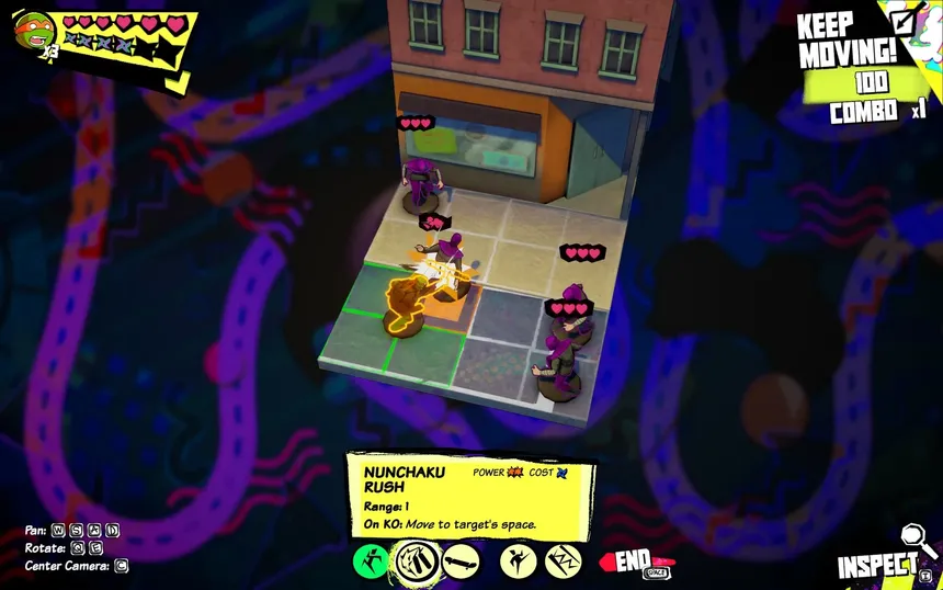 Скриншот 2 к игре Teenage Mutant Ninja Turtles: Tactical Takedown