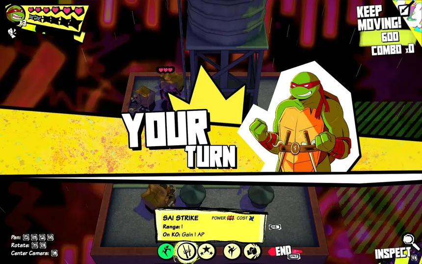 Скриншот 4 к игре Teenage Mutant Ninja Turtles: Tactical Takedown
