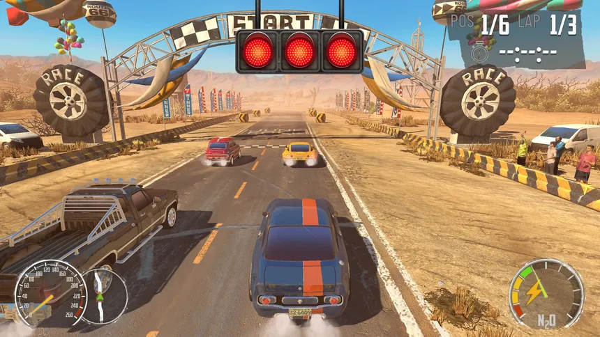 Скриншот 1 к игре Junkyard Rush Racing