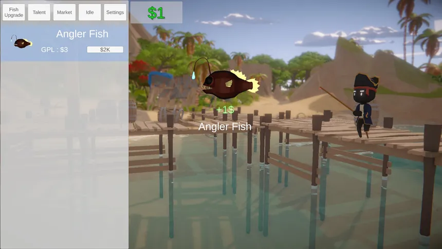 Скриншот 4 к игре Fishing Clicker