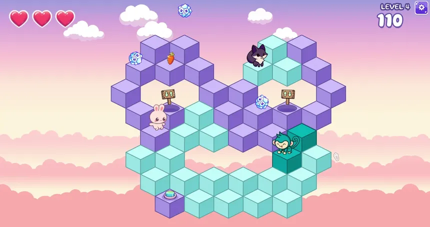 Скриншот 1 к игре Bunny Hop Hop