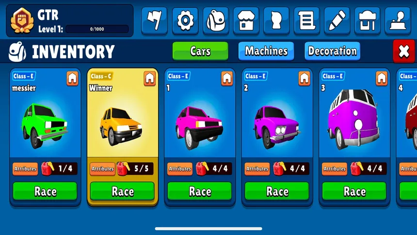 Скриншот 4 к игре GTR - Garage Town Racing