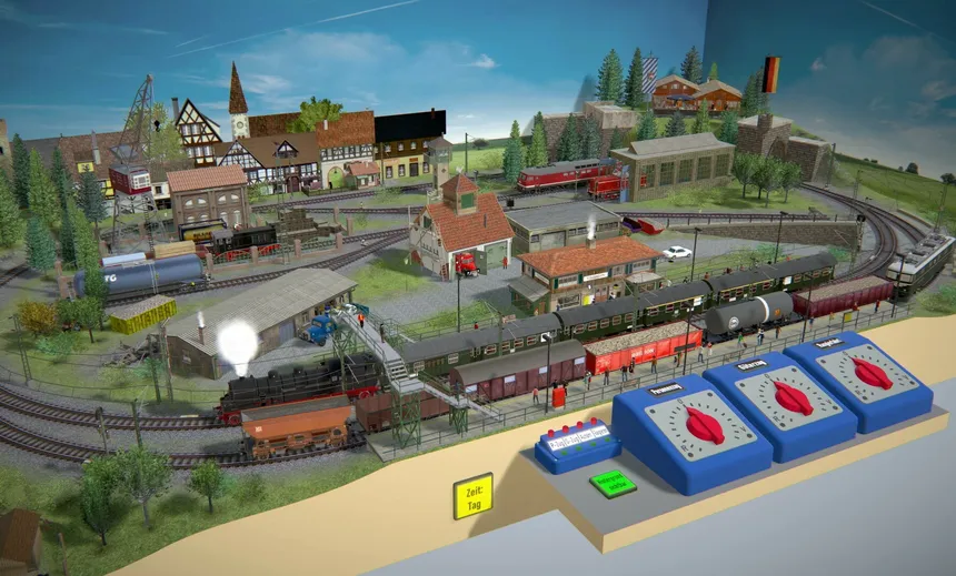 Скриншот 1 к игре 3D-Modellbahn Studio V9
