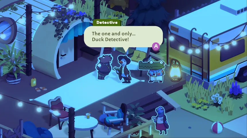 Скриншот 3 к игре Duck Detective: The Ghost of Glamping