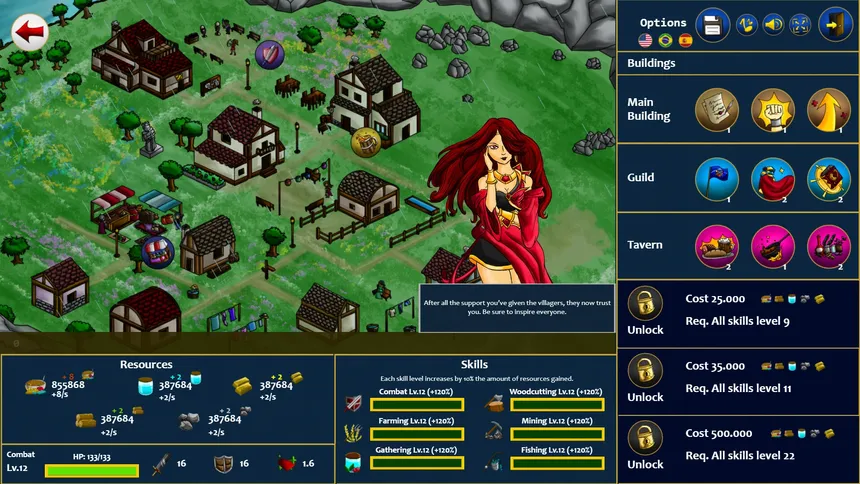 Скриншот 1 к игре Just A Village Clicker