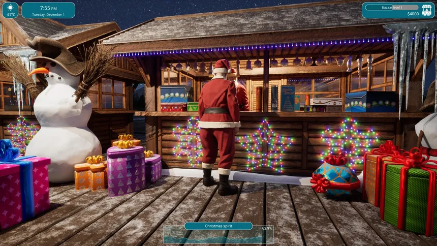 Скриншот 2 к игре Christmas Bazaar - Manager Simulator