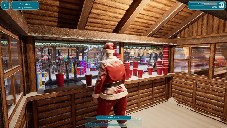 Скриншот 4 к игре Christmas Bazaar - Manager Simulator