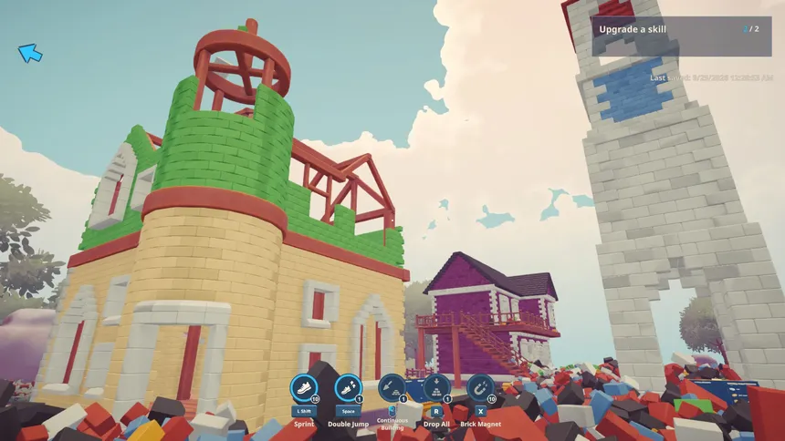 Скриншот 1 к игре Brick by Brick: Tidy Up the Small Town!