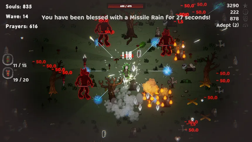Скриншот 1 к игре Spooky Survivors