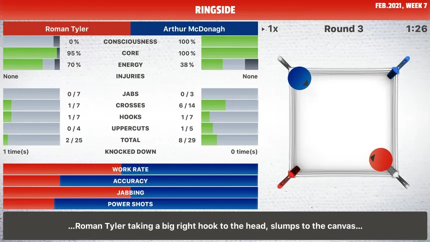Скриншот 5 к игре LEATHER: Tactical Boxing Management
