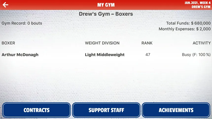 Скриншот 7 к игре LEATHER: Tactical Boxing Management