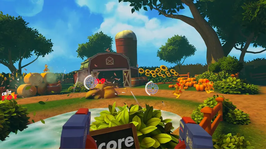 Скриншот 1 к игре Moorhuhn / Crazy Chicken  VR Blast