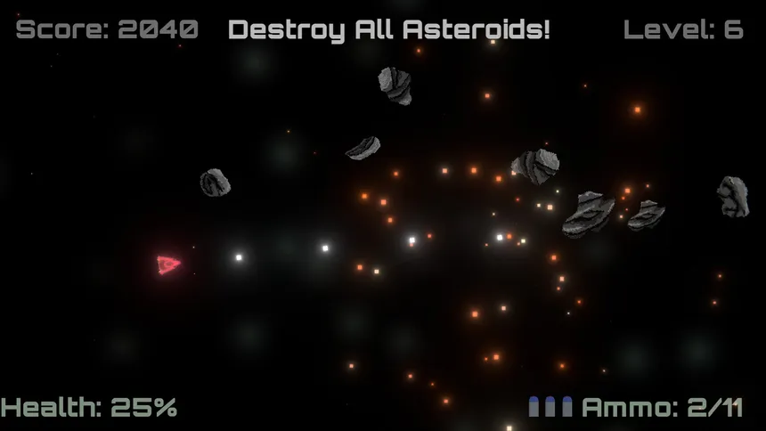 Скриншот 1 к игре Blasteroids