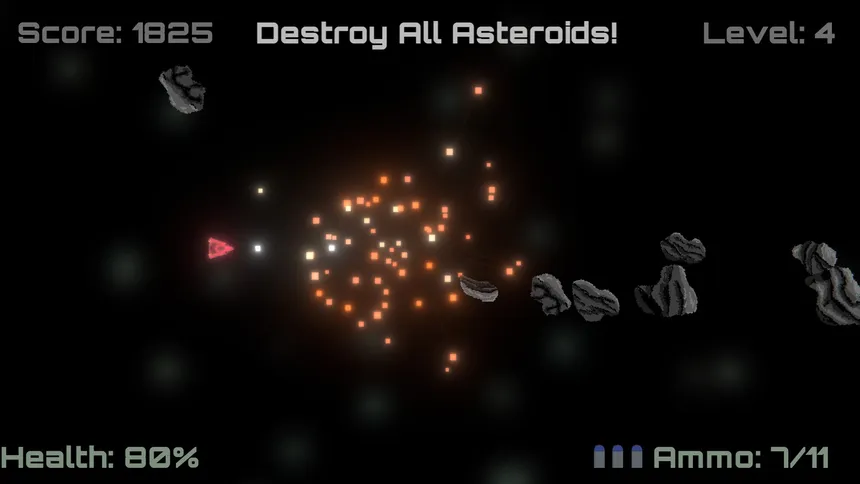 Скриншот 2 к игре Blasteroids