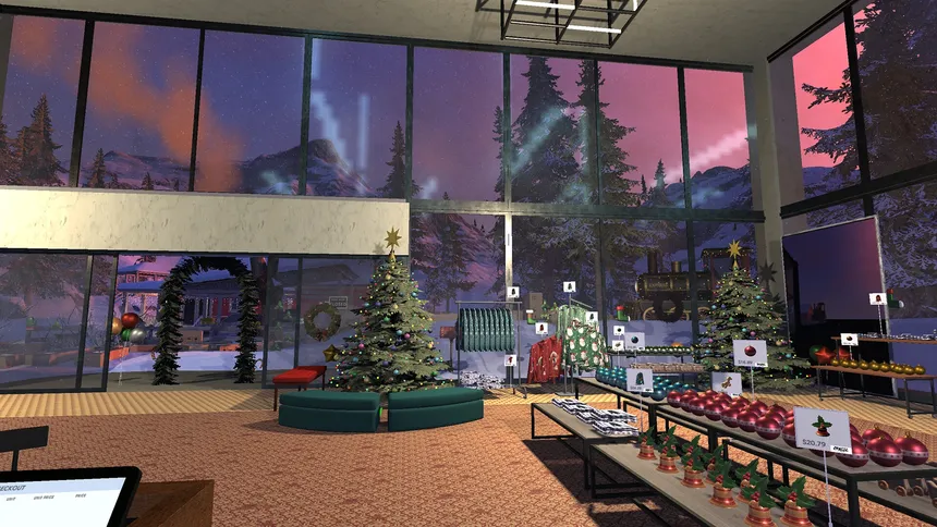 Скриншот 1 к игре Amaroo's Christmas Shop Simulator