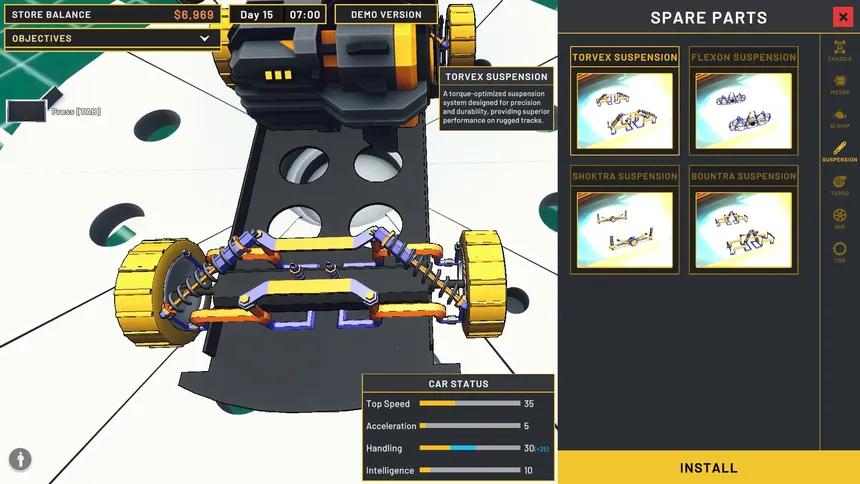 Скриншот 4 к игре Mini Racer Car Shop Simulator