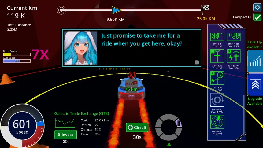 Скриншот 2 к игре Progress Racer RPG