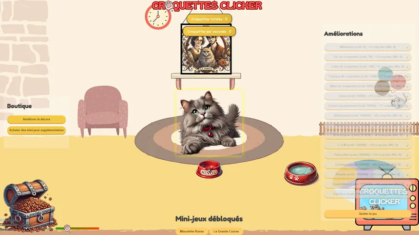 Скриншот 1 к игре CroquettesClicker